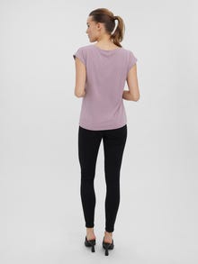 Vero Moda VMFILLI T-Shirt -Elderberry - 10247666