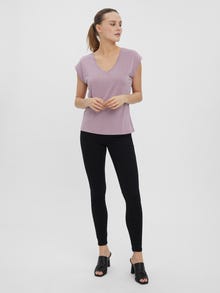 Vero Moda VMFILLI T-Shirt -Elderberry - 10247666