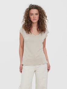 Vero Moda VMFILLI T-shirts -Silver Lining - 10247666