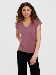 Vero Moda VMFILLI T-shirts -Rose Brown - 10247666