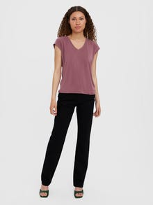 Vero Moda VMFILLI T-shirts -Rose Brown - 10247666