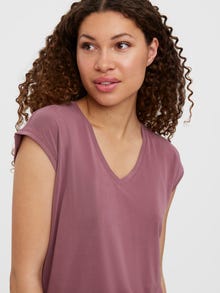 Vero Moda VMFILLI T-shirts -Rose Brown - 10247666