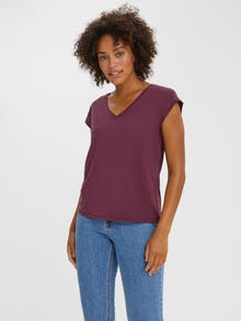Vero Moda VMFILLI T-Shirt -Winetasting - 10247666