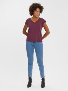 Vero Moda VMFILLI T-shirt -Winetasting - 10247666