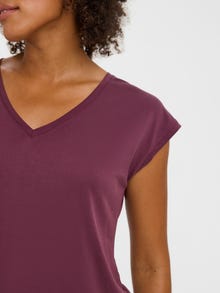 Vero Moda VMFILLI T-shirt -Winetasting - 10247666