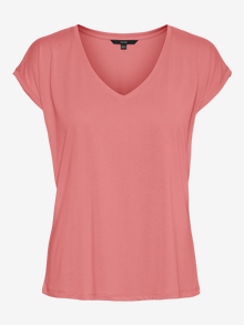 Vero Moda VMFILLI T-Shirt -Georgia Peach - 10247666