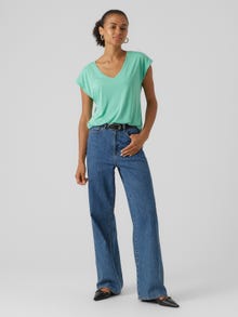 Vero Moda VMFILLI T-shirts -Jade Cream - 10247666