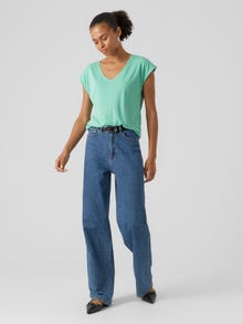 Vero Moda VMFILLI T-shirts -Jade Cream - 10247666