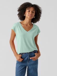 Vero Moda VMFILLI T-Shirt -Silt Green - 10247666