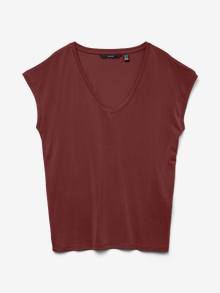 Vero Moda VMFILLI T-Shirt -Fired Brick - 10247666