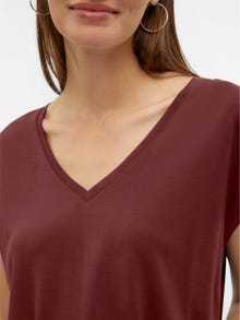 Vero Moda VMFILLI T-Shirt -Fired Brick - 10247666