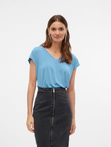 Vero Moda VMFILLI T-Shirt -Airy Blue - 10247666