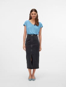 Vero Moda VMFILLI T-Shirt -Airy Blue - 10247666