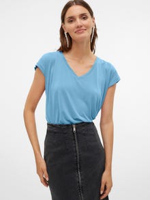 Vero Moda VMFILLI T-Shirt -Airy Blue - 10247666