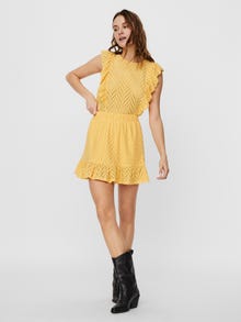 Vero Moda VMLEAH Short skirt -Cornsilk - 10247727