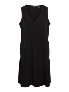Vero Moda VMOLIVIA Lang kjole -Black - 10247784