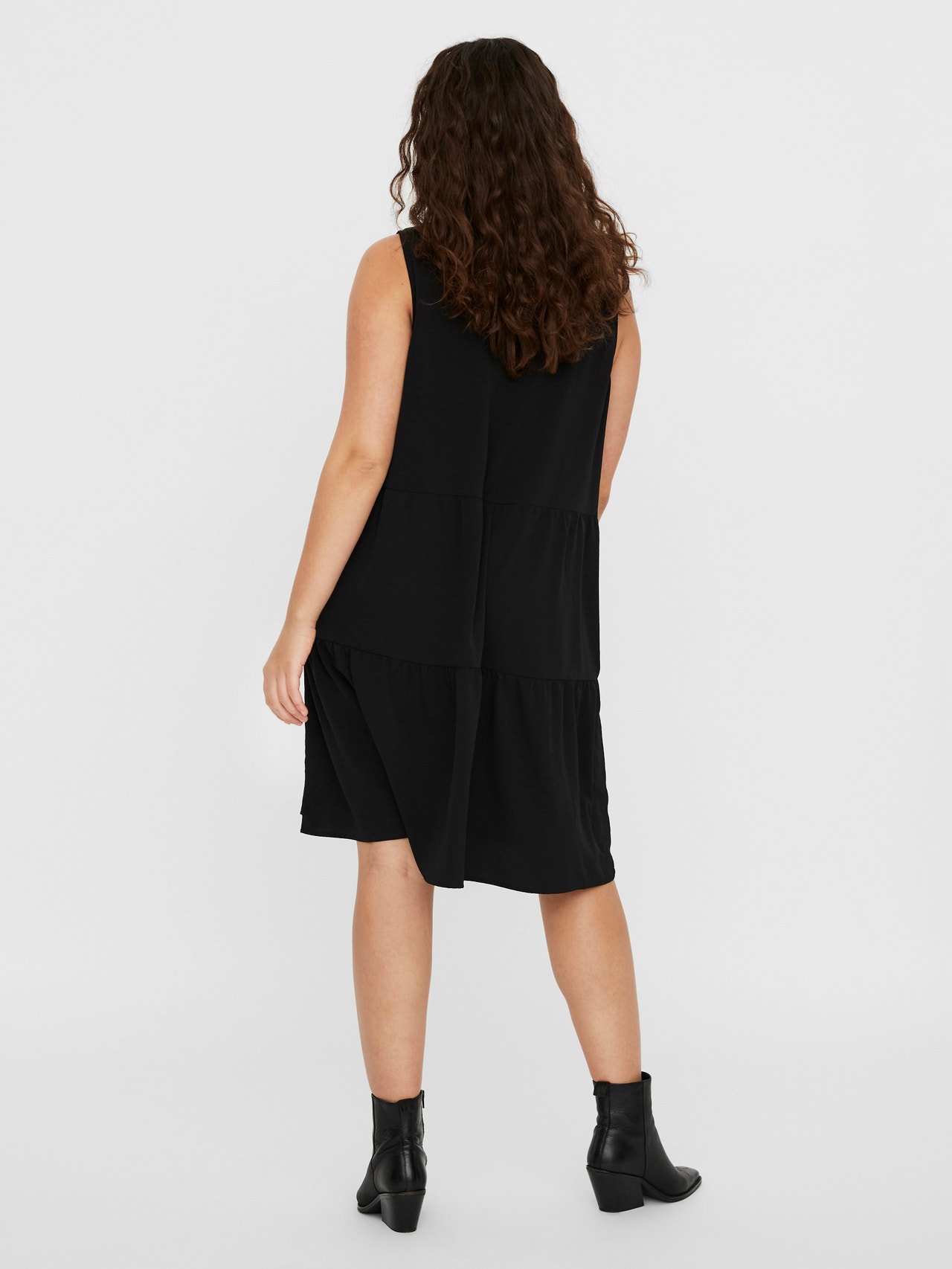 Vero Moda VMOLIVIA Długa sukienka -Black - 10247784