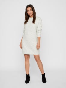 Vero Moda VMBLAKELY Lange jurk -Light Grey Melange - 10247924