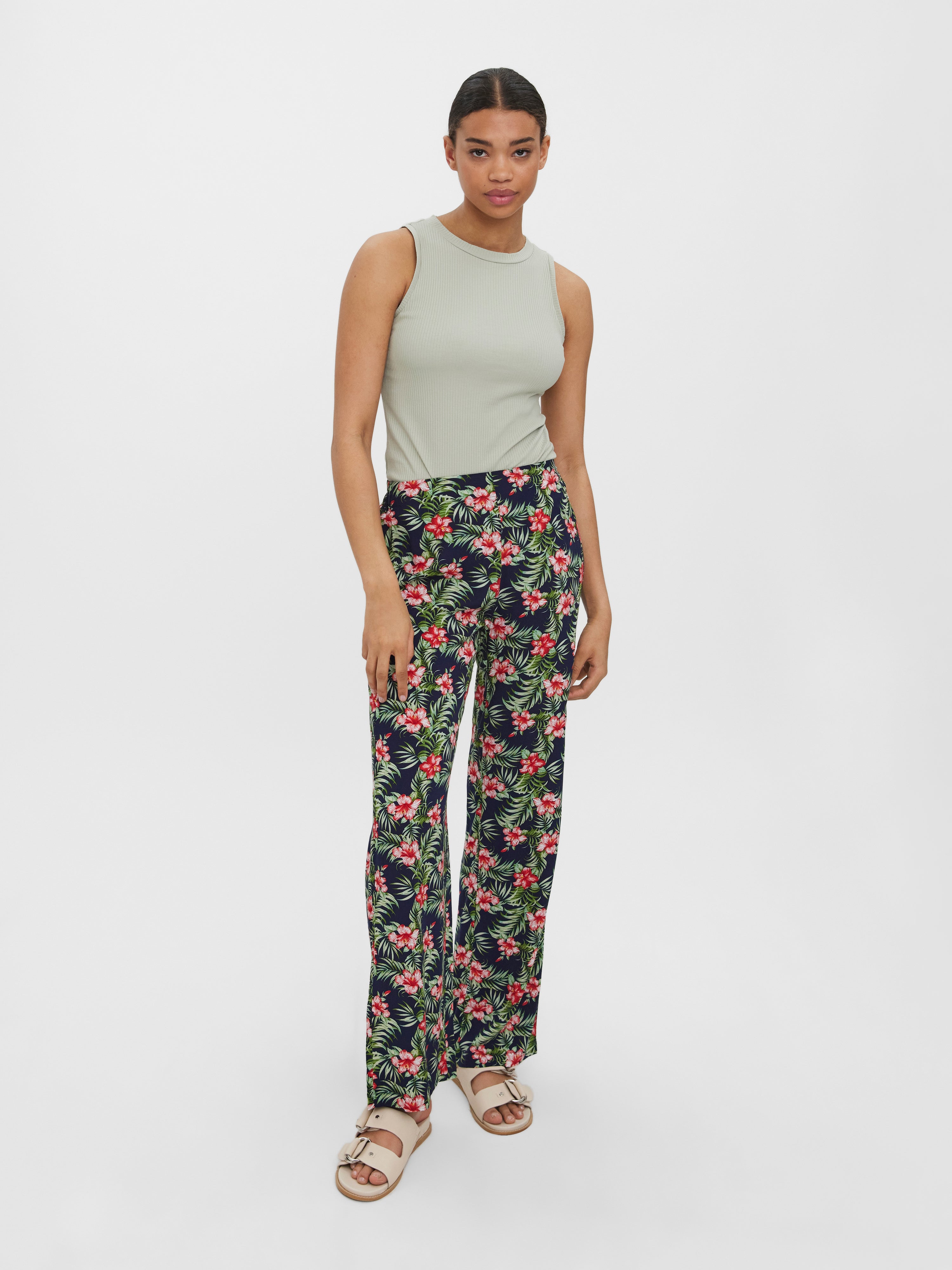 Buy Vero Moda Relaxed Fit High Rise Pants for Womens Online  Tata CLiQ