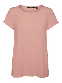 Vero Moda VMBECCA T-Shirt -Misty Rose - 10248152
