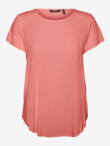 Vero Moda VMBECCA T-Shirt -Sun Kissed Coral - 10248152