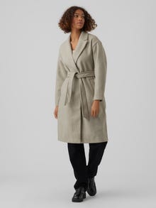 Vero Moda VMFORTUNE Frakke -Silver Mink - 10248226