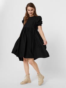 Vero Moda VMOPULENT Lang kjole -Black - 10248483