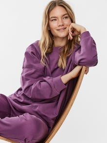 Vero Moda VMONIA Sweatshirt -Concord Grape - 10248566