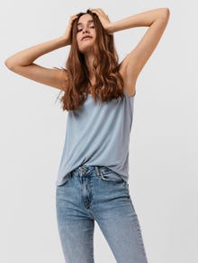Vero Moda VMFILLI Tank-Top -Blue Fog - 10248672
