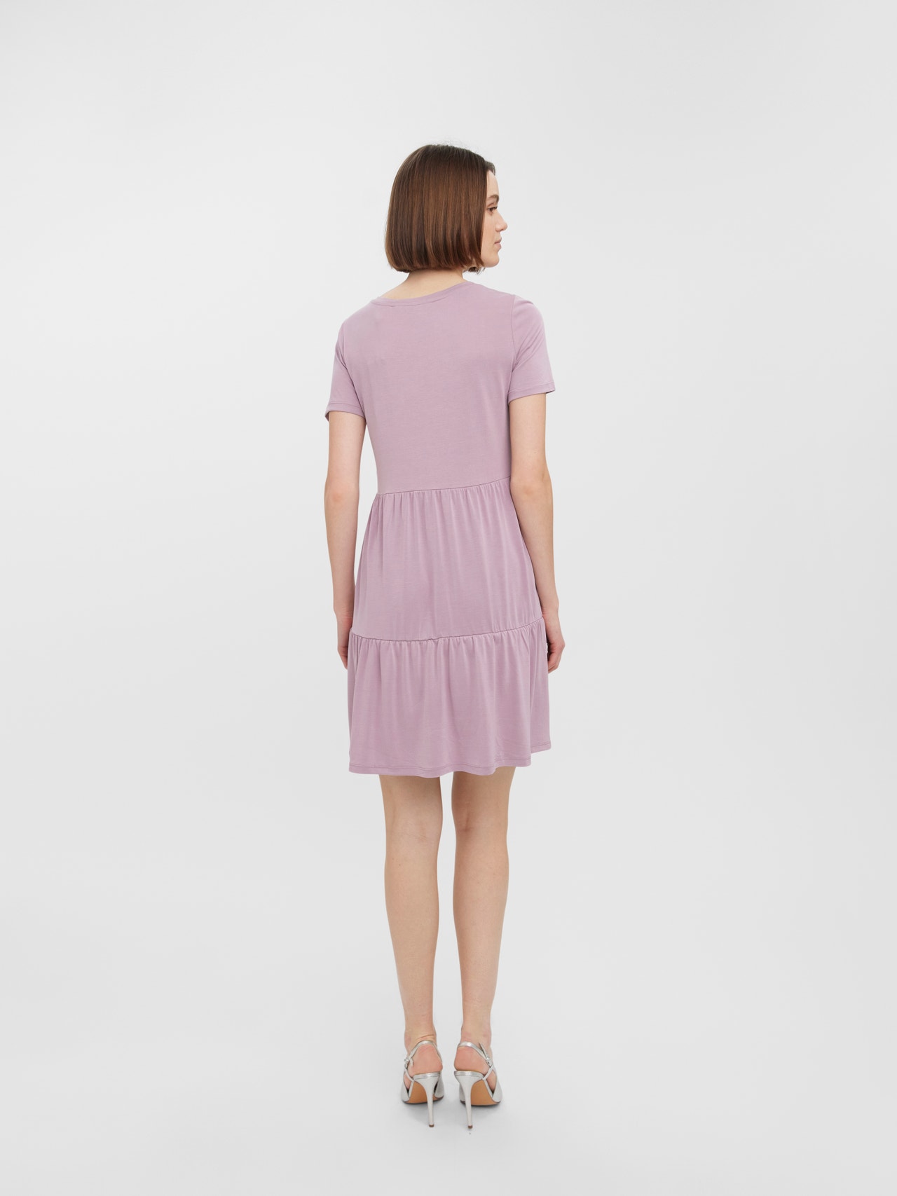 Vero Moda VMFILLI Korte jurk -Elderberry - 10248703