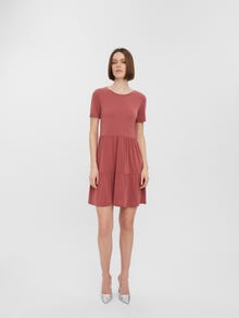 Vero Moda VMFILLI Kurzes Kleid -Marsala - 10248703