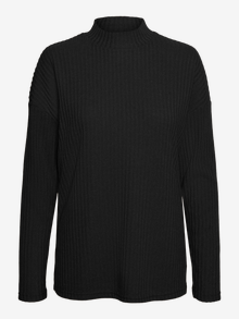 Vero Moda Kõrge kaelus Pullover -Black - 10248742