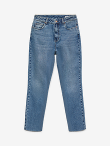 Vero Moda VMBRENDA Hohe Taille Gerade geschnitten Jeans -Medium Blue Denim - 10248825