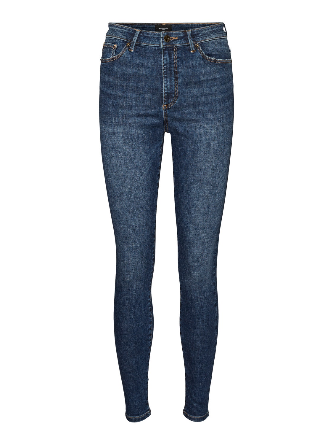 Vero Moda VMSOPHIA Wysoki stan Krój skinny Jeans -Dark Blue Denim - 10248830