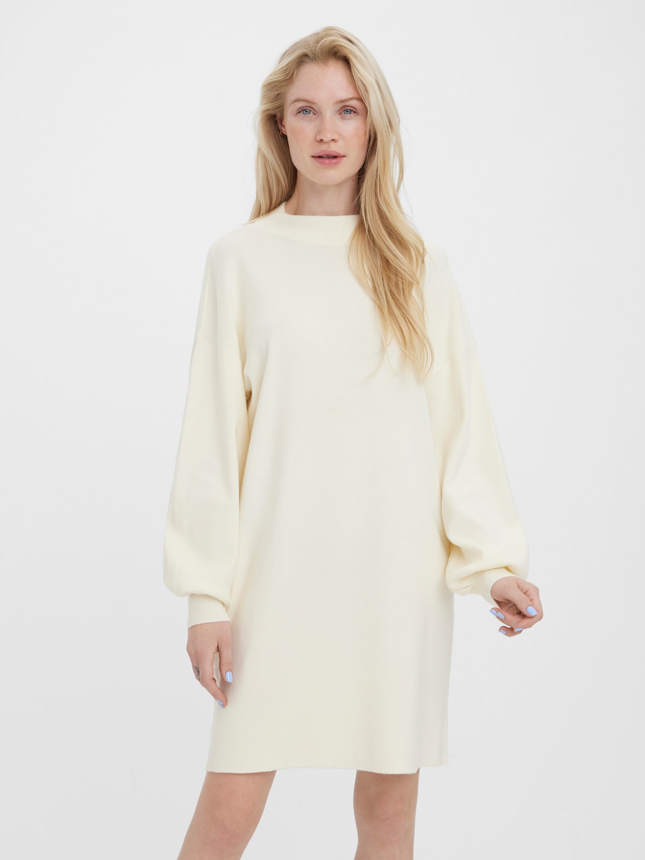Vero Moda VMNANCY Krótka sukienka -Birch - 10249116