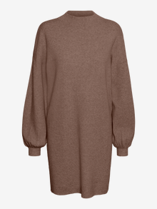Vero Moda VMNANCY Kurzes Kleid -Brown Lentil - 10249116