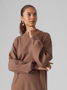 Vero Moda VMNANCY Kurzes Kleid -Brown Lentil - 10249116