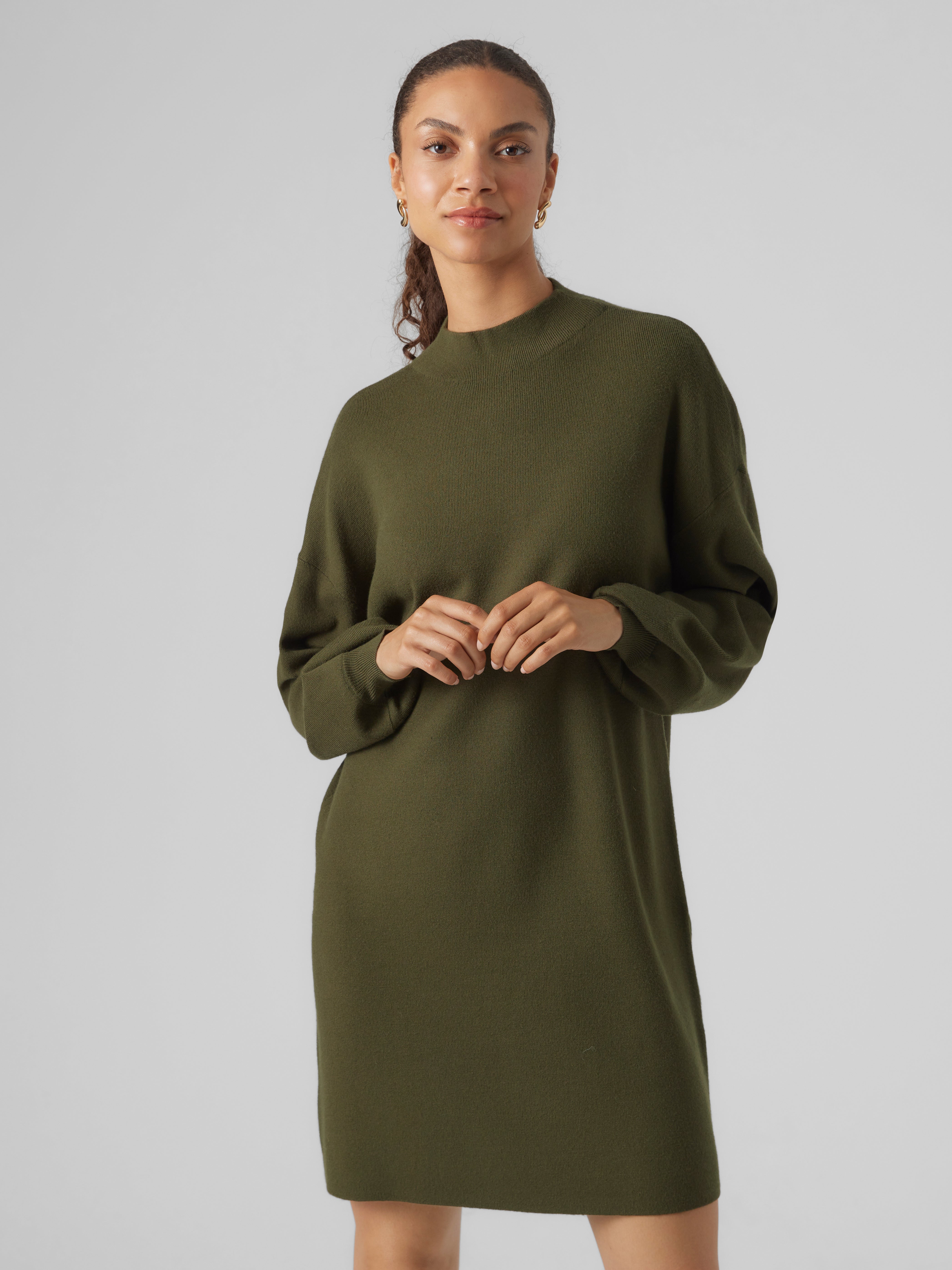 Dark green jumper outlet dress