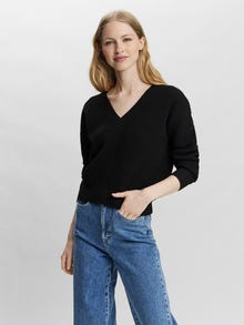 Vero Moda VMLEANNA Pullover -Black - 10249147