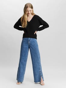 Vero Moda VMLEANNA Pullover -Black - 10249147