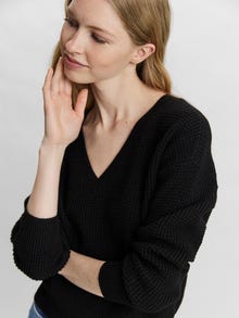 Vero Moda VMLEANNA Pullover -Black - 10249147