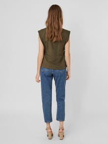 Vero Moda VMPLACE T-shirt -Ivy Green - 10249193