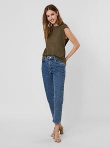 Vero Moda VMPLACE T-shirt -Ivy Green - 10249193