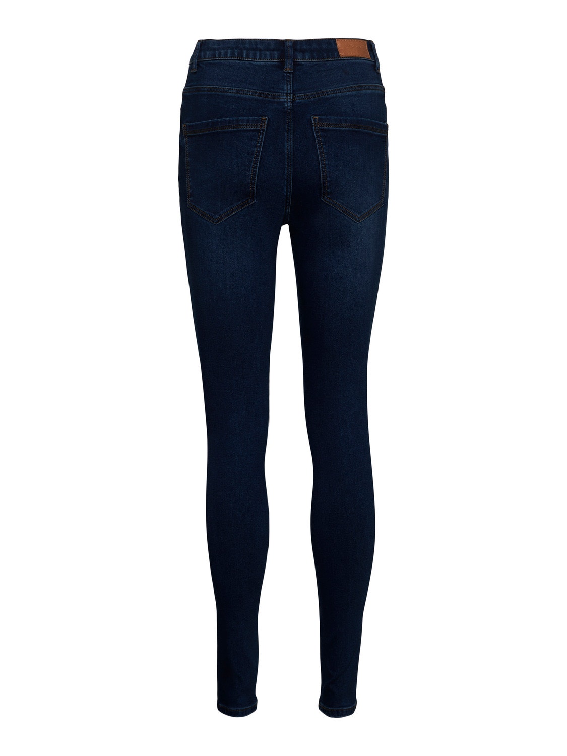 Vero Moda VMSOPHIA Hohe Taille Slim Fit Jeans -Dark Blue Denim - 10249307