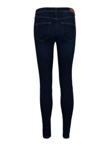 Vero Moda VMLUX Vita media Slim Fit Jeans -Dark Blue Denim - 10249477