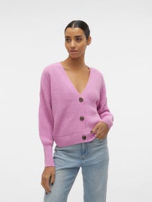 Vero Moda VMLEA Knit Cardigan -Pastel Lavender - 10249632