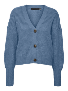 Vero Moda VMLEA Knit Cardigan -Coronet Blue - 10249632