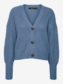 Vero Moda VMLEA Cárdigan de punto -Coronet Blue - 10249632