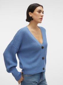 Vero Moda VMLEA Cárdigan de punto -Coronet Blue - 10249632