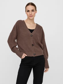 Vero Moda VMLEA Knit Cardigan -Pinecone - 10249632